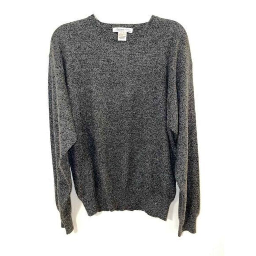 Roundtree & Yorke Cashmere‎ Sweater Gray Sz M Crewneck Vintage Platinum Label
